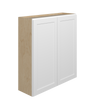 Bedford Ready to Assemble 39 in. W x 42 in. H x 12 in. D Plywood Wall Cabinet in Painted White | Kunal Kitchens