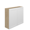 Bedford Ready to Assemble 42 in. W x 36 in. H x 12 in. D Plywood Wall Cabinet in Painted White | Kunal Kitchens