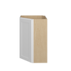 Bedford Ready to Assemble 24 in. W x 36 in. H x 12 in. D Plywood Diagonal Corner Wall Cabinet in Painted White | Kunal Kitchens