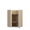 Bedford Ready to Assemble 24 in. W x 36 in. H x 12 in. D Plywood Diagonal Corner Wall Cabinet in Painted White | Kunal Kitchens