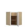 Bedford Ready to Assemble 27 in. W x 30 in. H x 15 in. D Plywood Diagonal Corner Wall Cabinet in Painted White | Kunal Kitchens