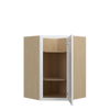 Bedford Ready to Assemble 27 in. W x 36 in. H x 15 in. D Plywood Diagonal Corner Wall Cabinet in Painted White | Kunal Kitchens