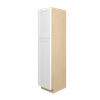 Bedford Ready to Assemble 18 in. W x 84 in. H x 24 in. D Plywood Tall Cabinet w/(1) Roll-out Tray in Painted White | Kunal Kitchens