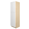 Bedford Ready to Assemble 24 in. W x 90 in. H x 24 in. D Plywood Tall Cabinet w/(1) Roll-out Tray in Painted White | Kunal Kitchens