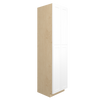 Bedford Ready to Assemble 24 in. W x 96 in. H x 24 in. D Plywood Tall Cabinet w/(1) Roll-out Tray in Painted White | Kunal Kitchens