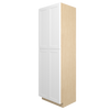 Bedford Ready to Assemble 30 in. W x 96 in. H x 24 in. D Plywood Tall Cabinet w/(1) Roll-out Tray in Painted White | Kunal Kitchens