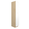 Bedford Ready to Assemble 18 in. W x 96 in. H x 24 in. D Plywood Tall Cabinet w/(2) Roll-out Trays in Painted White | Kunal Kitchens