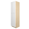 Bedford Ready to Assemble 24 in. W x 96 in. H x 24 in. D Plywood Tall Cabinet w/(2) Roll-out Trays in Painted White | Kunal Kitchens