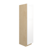 Bedford Ready to Assemble 18 in. W x 84 in. H x 24 in. D Plywood Tall Cabinet w/(3) Roll-out Trays in Painted White | Kunal Kitchens