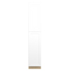 Bedford Ready to Assemble 18 in. W x 96 in. H x 24 in. D Plywood Tall Cabinet w/(3) Roll-out Trays in Painted White | Kunal Kitchens