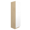 Bedford Ready to Assemble 24 in. W x 90 in. H x 24 in. D Plywood Tall Cabinet w/(3) Roll-out Trays in Painted White | Kunal Kitchens