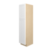 Bedford Ready to Assemble 18 in. W x 84 in. H x 24 in. D Plywood Tall Cabinet w/(4) Roll-out Trays in Painted White