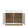 Bedford Assembled 39 in. W x 34.5 in. H x 24 in. D Plywood Base Cabinet in Painted White | Kunal Kitchens