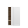 Bedford Assembled 27 in. W x 42 in. H x 12 in. D Plywood Blind Wall Corner Cabinet in Painted White | Kunal Kitchens