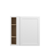 Bedford Assembled 36 in. W x 36 in. H x 12 in. D Plywood Blind Wall Corner Cabinet in Painted White | Kunal Kitchens