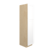 Bedford Assembled 18 in. W x 84 in. H x 24 in. D Plywood Tall Cabinet in Painted White | Kunal Kitchens