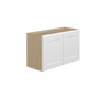 Bedford Assembled 30 in. W x 18 in. H x 12 in. D Plywood Wall Cabinet in Painted White | Kunal Kitchens