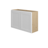 Bedford Assembled 36 in. W x 24 in. H x 12 in. D Plywood Wall Cabinet in Painted White | Kunal Kitchens