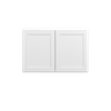 Bedford Assembled 36 in. W x 24 in. H x 12 in. D Plywood Wall Cabinet in Painted White | Kunal Kitchens