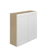 Bedford Assembled 36 in. W x 36 in. H x 12 in. D Plywood Wall Cabinet in Painted White | Kunal Kitchens