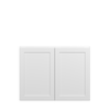 Bedford Assembled 39 in. W x 30 in. H x 12 in. D Plywood Wall Cabinet in Painted White | Kunal Kitchens