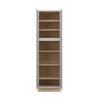 Bedford Assembled 24 in. W x 84 in. H x 24 in. D Plywood Tall Cabinet w/(2) Roll-out Trays in Painted White | Kunal Kitchens