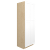 Bedford Assembled 30 in. W x 90 in. H x 24 in. D Plywood Tall Cabinet w/(3) Roll-out Trays in Painted White | Kunal Kitchens