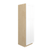 Bedford Assembled 24 in. W x 84 in. H x 24 in. D Plywood Tall Cabinet w/(4) Roll-out Trays in Painted White