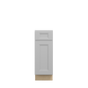 ROCKINGHAM Assembled 12 in. W x 34.5 in. H x 24 in. D Plywood Base Cabinet in Painted Stratus | Kunal Kitchens