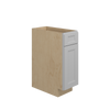 ROCKINGHAM Assembled 12 in. W x 34.5 in. H x 24 in. D Plywood Base Cabinet w/(1) Roll-out Tray in Painted Stratus | Kunal Kitchens