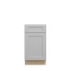 ROCKINGHAM Assembled 18 in. W x 34.5 in. H x 24 in. D Plywood Base Cabinet in Painted Stratus | Kunal Kitchens
