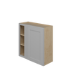 ROCKINGHAM Assembled 30 in. W x 30 in. H x 12 in. D Plywood Blind Wall Corner Cabinet in Painted Stratus | Kunal Kitchens