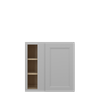 ROCKINGHAM Assembled 30 in. W x 30 in. H x 12 in. D Plywood Blind Wall Corner Cabinet in Painted Stratus | Kunal Kitchens