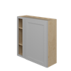 ROCKINGHAM Assembled 36 in. W x 36 in. H x 12 in. D Plywood Blind Wall Corner Cabinet in Painted Stratus | Kunal Kitchens