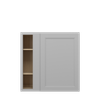 ROCKINGHAM Assembled 36 in. W x 36 in. H x 12 in. D Plywood Blind Wall Corner Cabinet in Painted Stratus | Kunal Kitchens