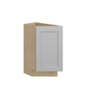 ROCKINGHAM Assembled 12 in. W x 34.5 in. H x 24 in. D Plywood Base Transitional Cabinet Left in Painted Stratus | Kunal Kitchens