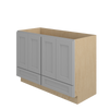 ROCKINGHAM Assembled 48 in. W x 34.5 in. H x 21 in. D Plywood Vanity Cabinet w/Bottom Drawer in Painted Stratus | Kunal Kitchens