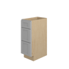 ROCKINGHAM Assembled 12 in. W x 34.5 in. H x 21 in. D Plywood Drawer Vanity Cabinet in Painted Stratus | Kunal Kitchens
