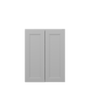 ROCKINGHAM Assembled 27 in. W x 36 in. H x 12 in. D Plywood Wall Cabinet in Painted Stratus | Kunal Kitchens
