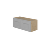 ROCKINGHAM Assembled 30 in. W x 12 in. H x 12 in. D Plywood Wall Cabinet in Painted Stratus | Kunal Kitchens
