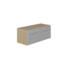ROCKINGHAM Assembled 30 in. W x 12 in. H x 12 in. D Plywood Wall Cabinet in Painted Stratus | Kunal Kitchens