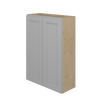ROCKINGHAM Assembled 30 in. W x 42 in. H x 12 in. D Plywood Wall Cabinet in Painted Stratus | Kunal Kitchens