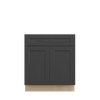 JAMESTOWN Ready to Assemble 33 in. W x 34.5 in. H x 24 in. D Plywood Base Cabinet w/(1) Roll-out Tray in Espresso | Kunal Kitchens