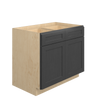 JAMESTOWN Ready to Assemble 39 in. W x 34.5 in. H x 24 in. D Plywood Base Cabinet in Espresso | Kunal Kitchens