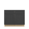 JAMESTOWN Ready to Assemble 42 in. W x 34.5 in. H x 24 in. D Plywood Base Cabinet in Espresso | Kunal Kitchens