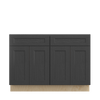 JAMESTOWN Ready to Assemble 48 in. W x 34.5 in. H x 24 in. D Plywood Base Cabinet in Espresso | Kunal Kitchens