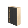 JAMESTOWN Ready to Assemble 27 in. W x 36 in. H x 12 in. D Plywood Blind Wall Corner Cabinet in Espresso | Kunal Kitchens