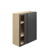 JAMESTOWN Ready to Assemble 30 in. W x 36 in. H x 12 in. D Plywood Blind Wall Corner Cabinet in Espresso | Kunal Kitchens