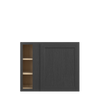 JAMESTOWN Ready to Assemble 36 in. W x 30 in. H x 12 in. D Plywood Blind Wall Corner Cabinet in Espresso | Kunal Kitchens