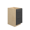 JAMESTOWN Ready to Assemble 18 in. W x 34.5 in. H x 24 in. D Plywood Drawer Base Cabinet in Espresso | Kunal Kitchens